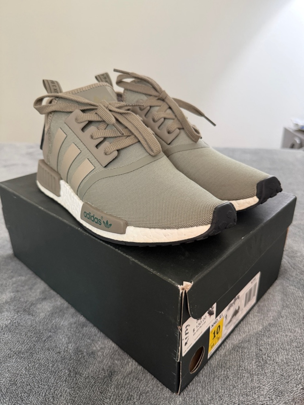 adidas Men’s NMD_R1 Sneakers in Olive Green